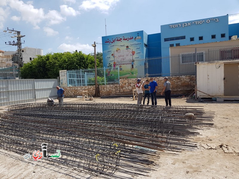 قالها ... لن نتوقف ... البدء ببناء حضانة يومية  מעון יום  بجانب مدرسة جنة ابن رشد والرئيس عادل بدير  إطار تربوي عصري لراحة الامهات والاطفال 